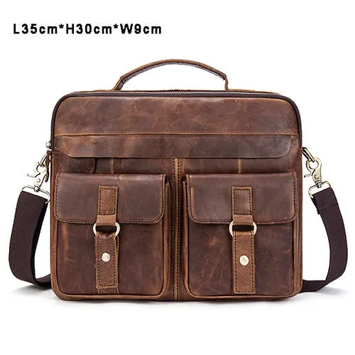 Men Bag Crossbody Casual Totes Leather Handbag