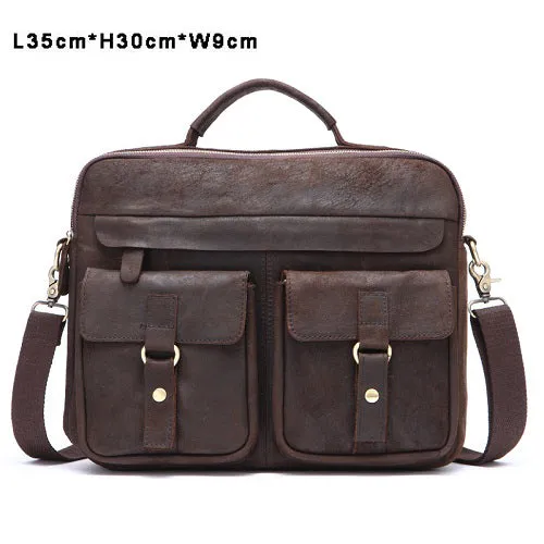 Men Bag Crossbody Casual Totes Leather Handbag