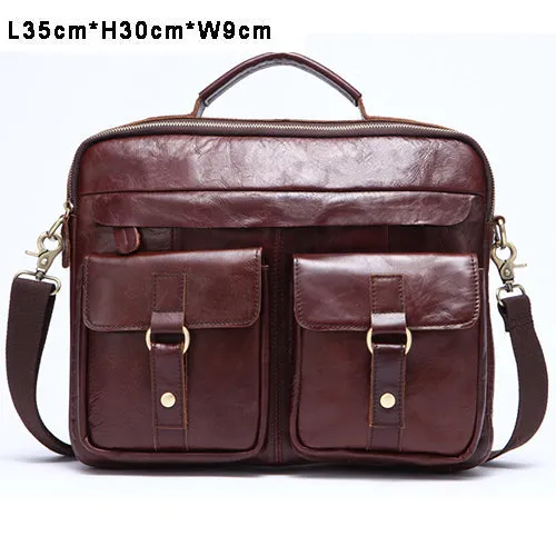 Men Bag Crossbody Casual Totes Leather Handbag