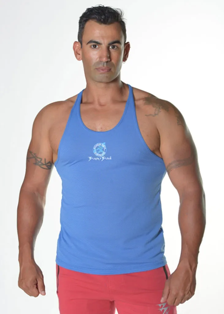 Men's T-Back Bubble Fabric Singlet