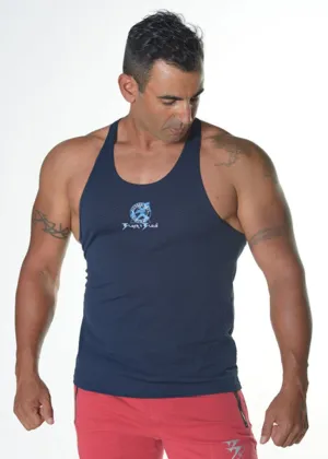 Men's T-Back Bubble Fabric Singlet