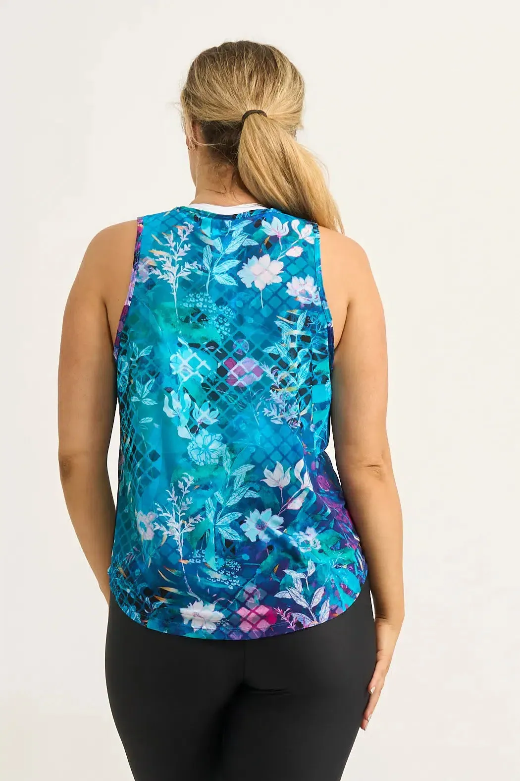 Net Muscle Back Tank - Mermaid Mafia