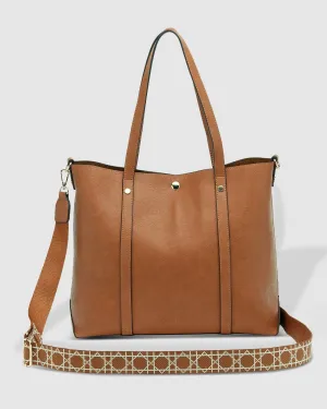 Nevada Tote Bag Tan Ezra