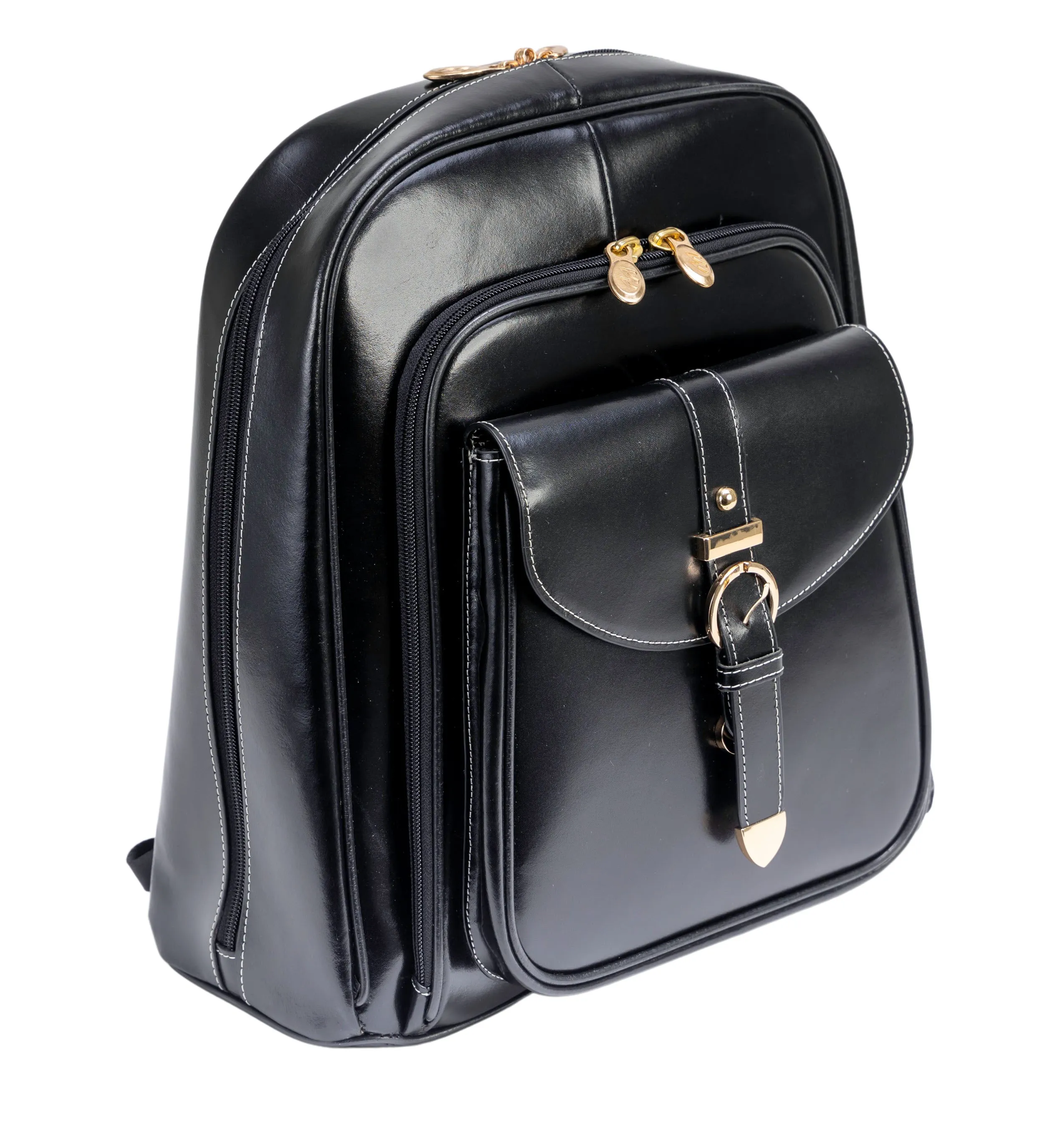 OLYMPIA  | 11" Leather Business Laptop Tablet Backpack