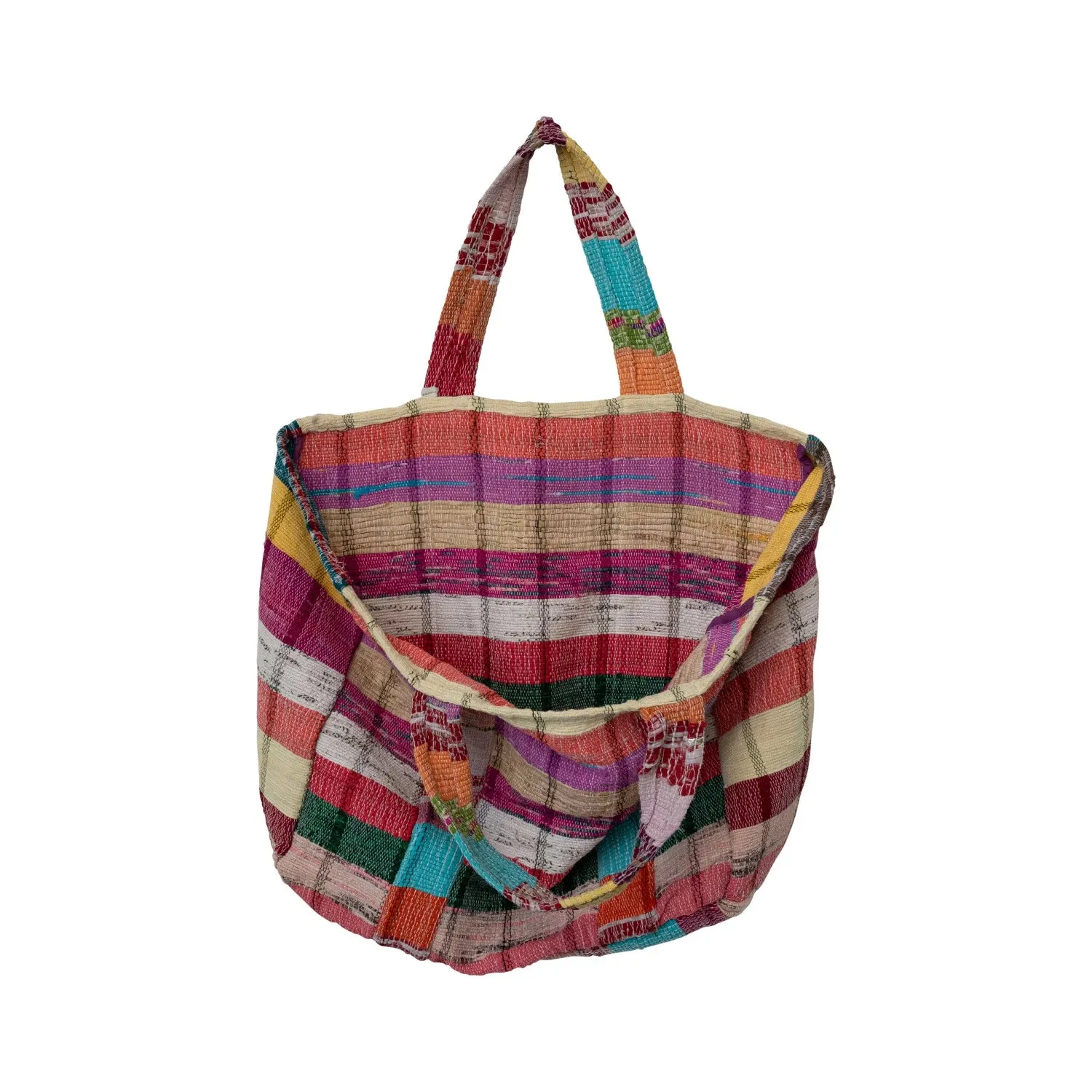 Patchwork Fabric Tote Bag