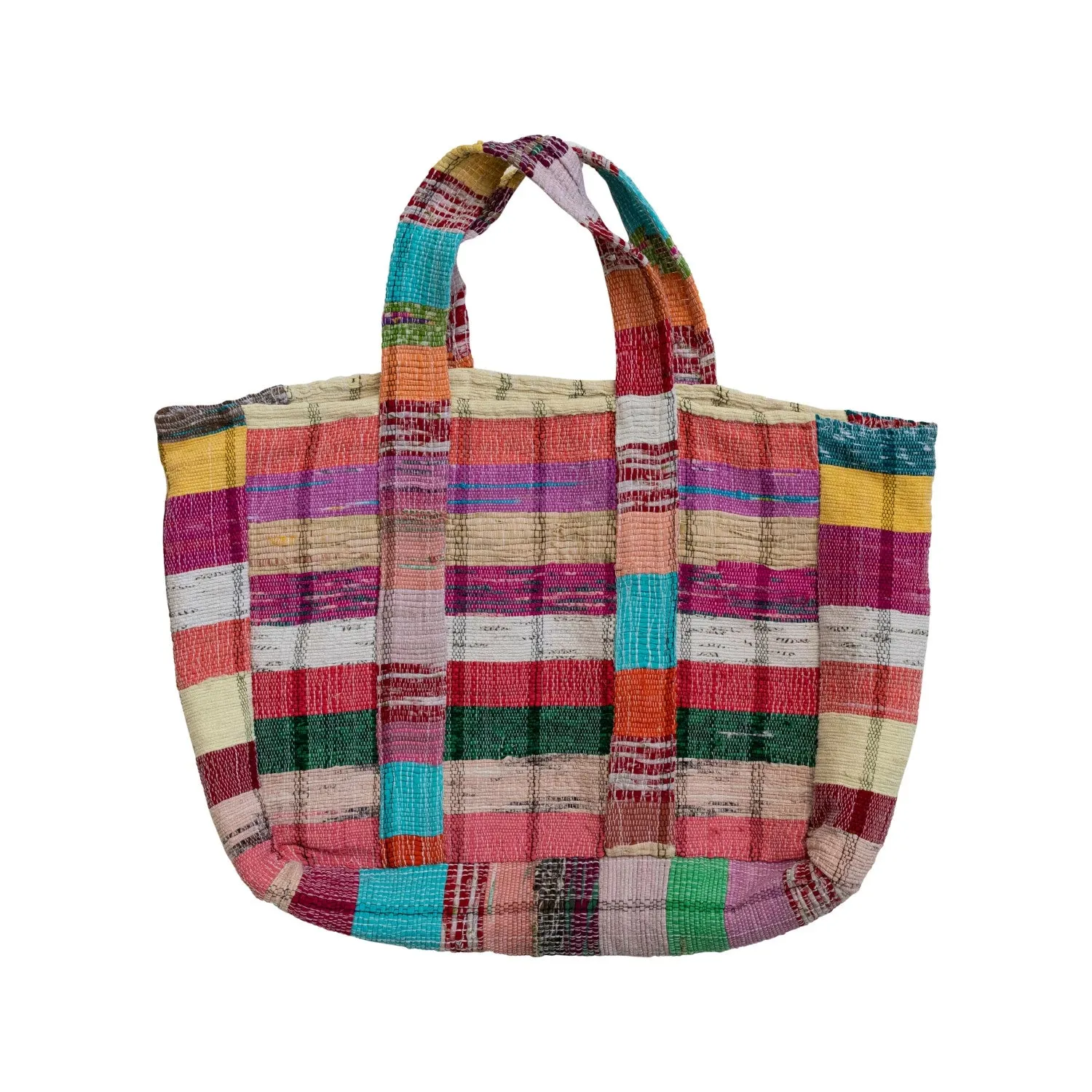 Patchwork Fabric Tote Bag