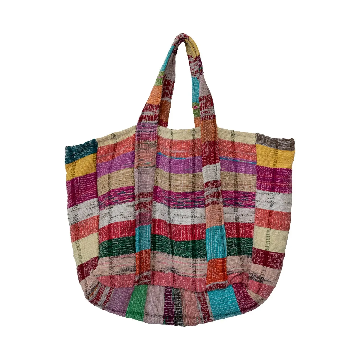 Patchwork Fabric Tote Bag