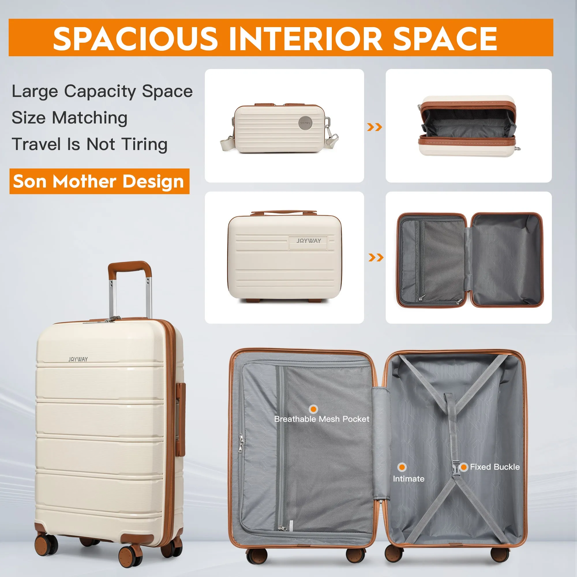 Perfect Travel Luggage 5 Piece Sets TR005