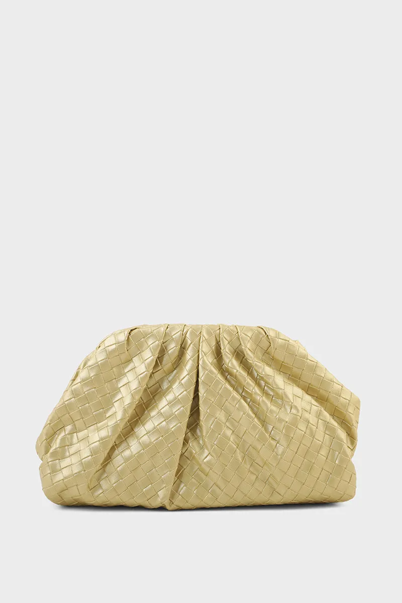 Pouch Clutch B21644-Golden