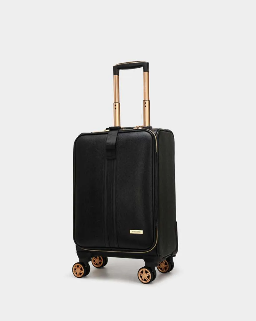 PY 2 Piece Suitcase Set in Black