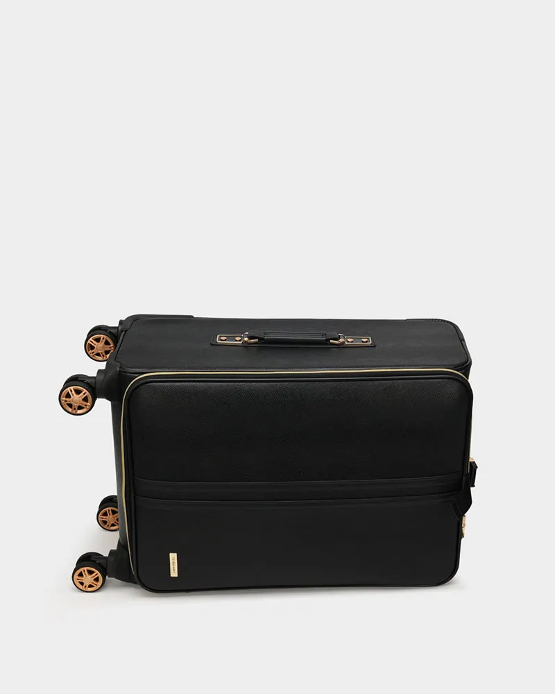 PY 2 Piece Suitcase Set in Black