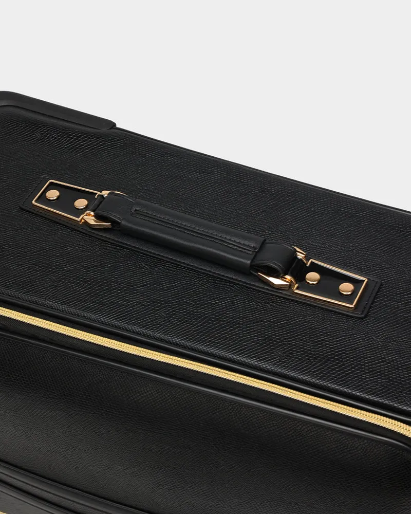 PY 2 Piece Suitcase Set in Black