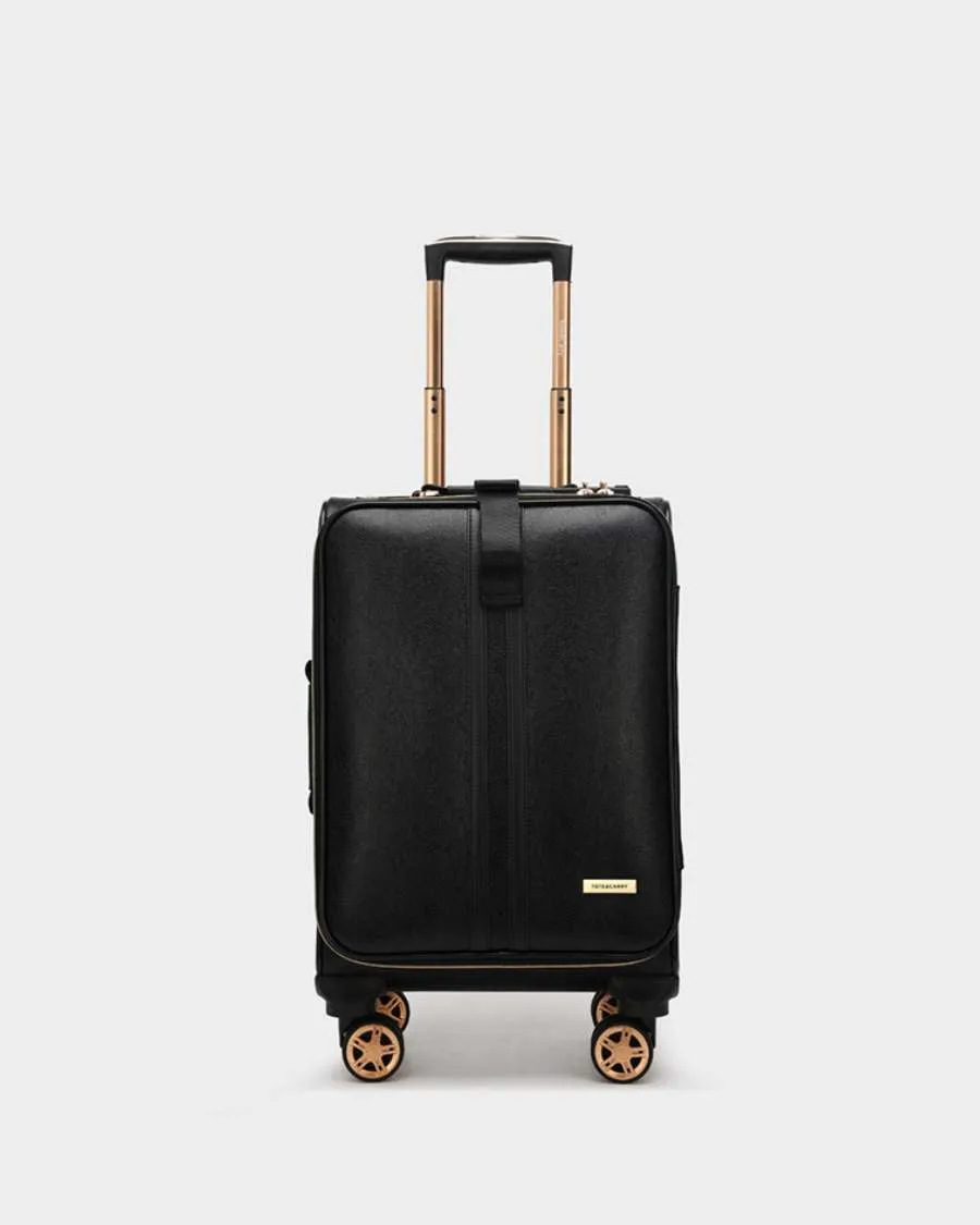 PY 2 Piece Suitcase Set in Black