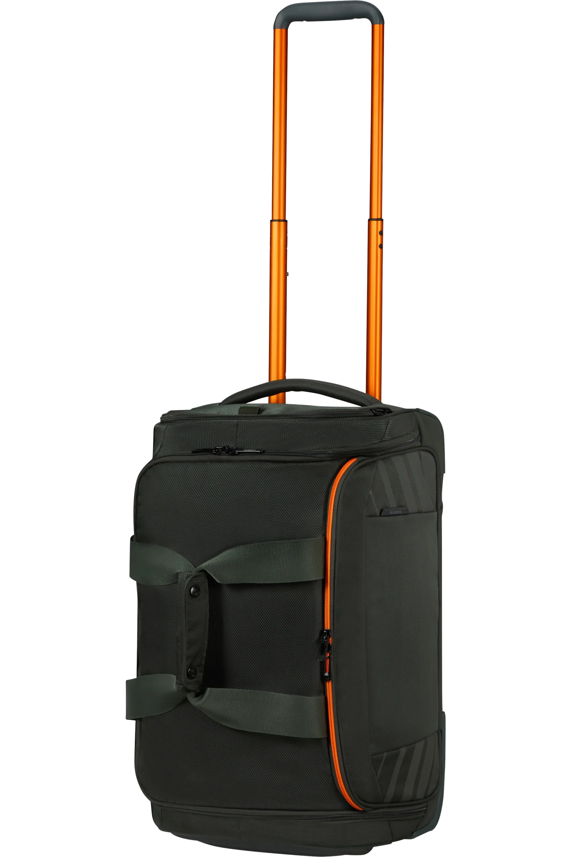 RESPARK Duffle with wheels 55cm - Forest Green/Orange