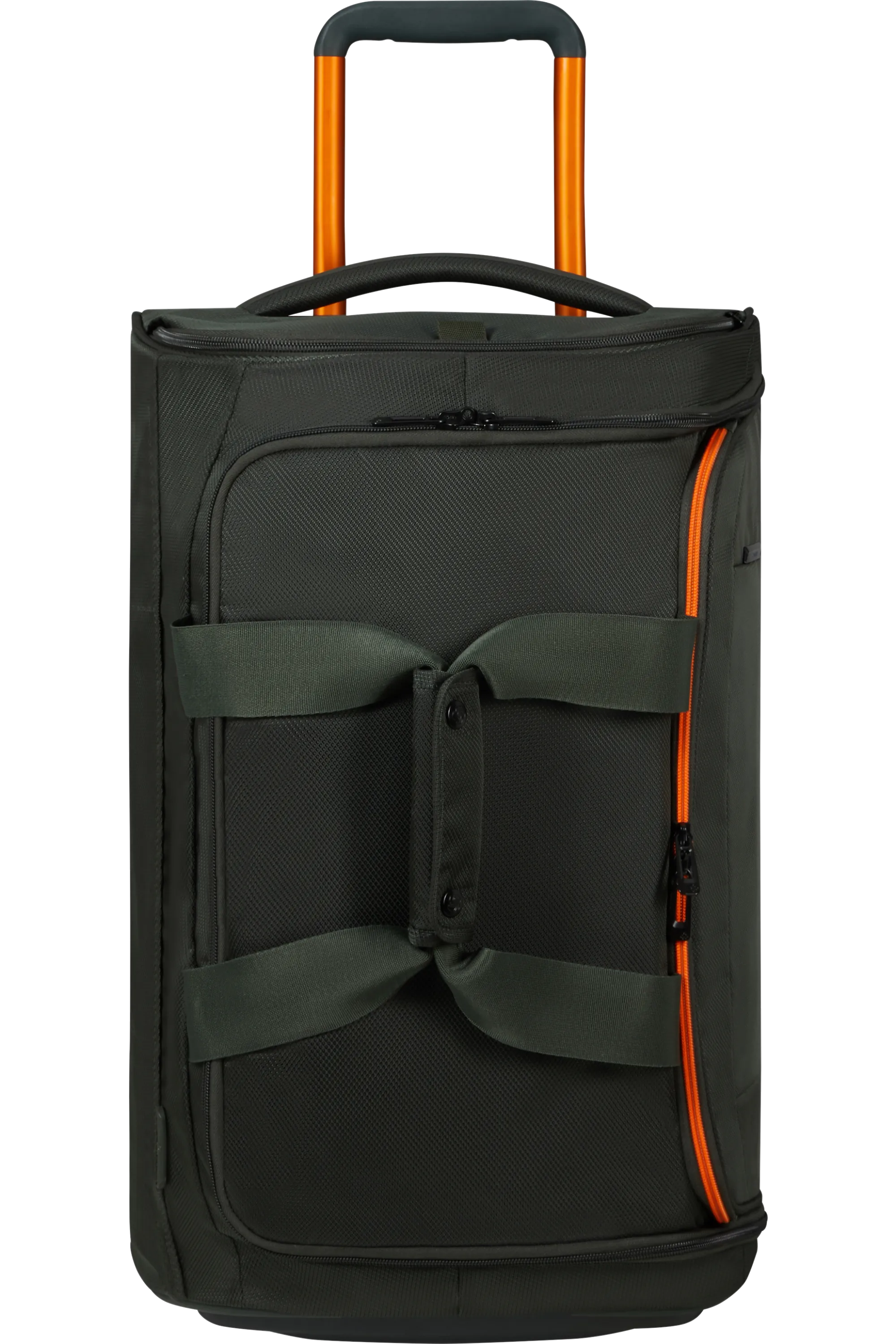 RESPARK Duffle with wheels 55cm - Forest Green/Orange