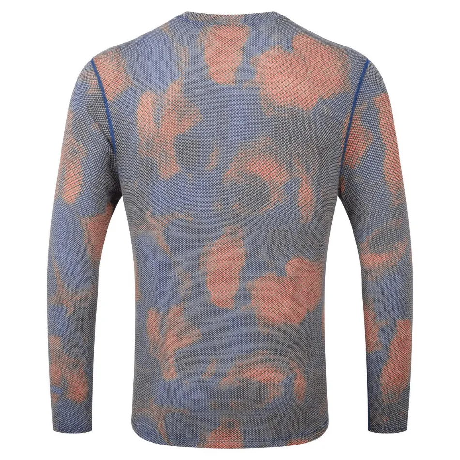 Ronhill Men's Tech Golden Hour Long Sleeve Tee in Ocean Night Spectrum AW24