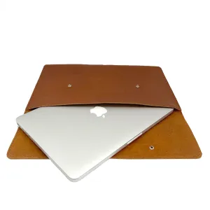 RTS - Macbook Leather Laptop Case in Tan