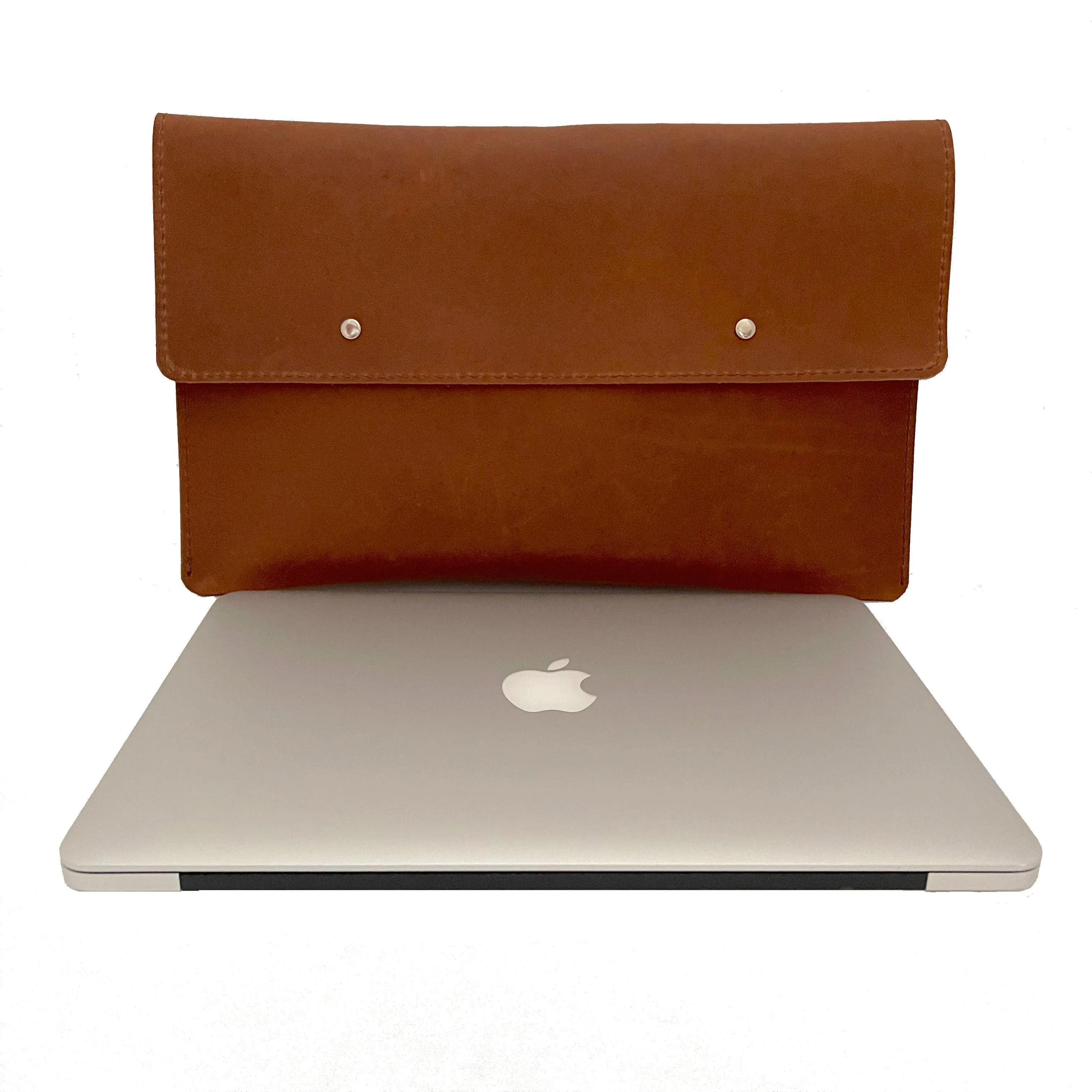 RTS - Macbook Leather Laptop Case in Tan