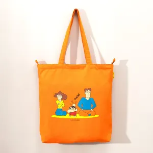 Shinchan: Family Zipper Tote Bag