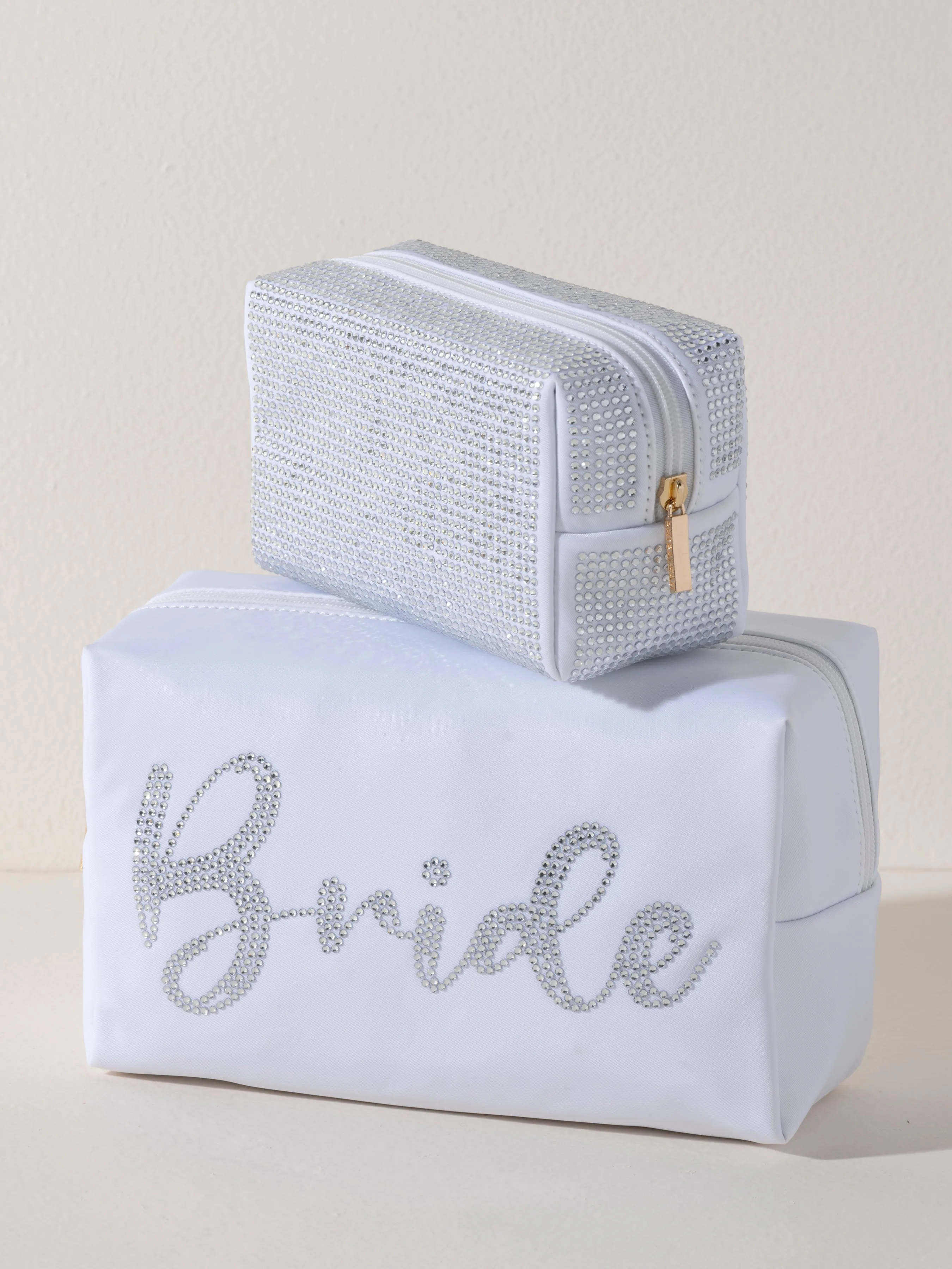 Shiraleah "Bride" Zip Pouch, White