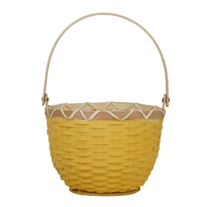 Small Blossom Basket - Mustard