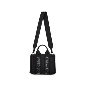 Small Woody Tote Bag in Black