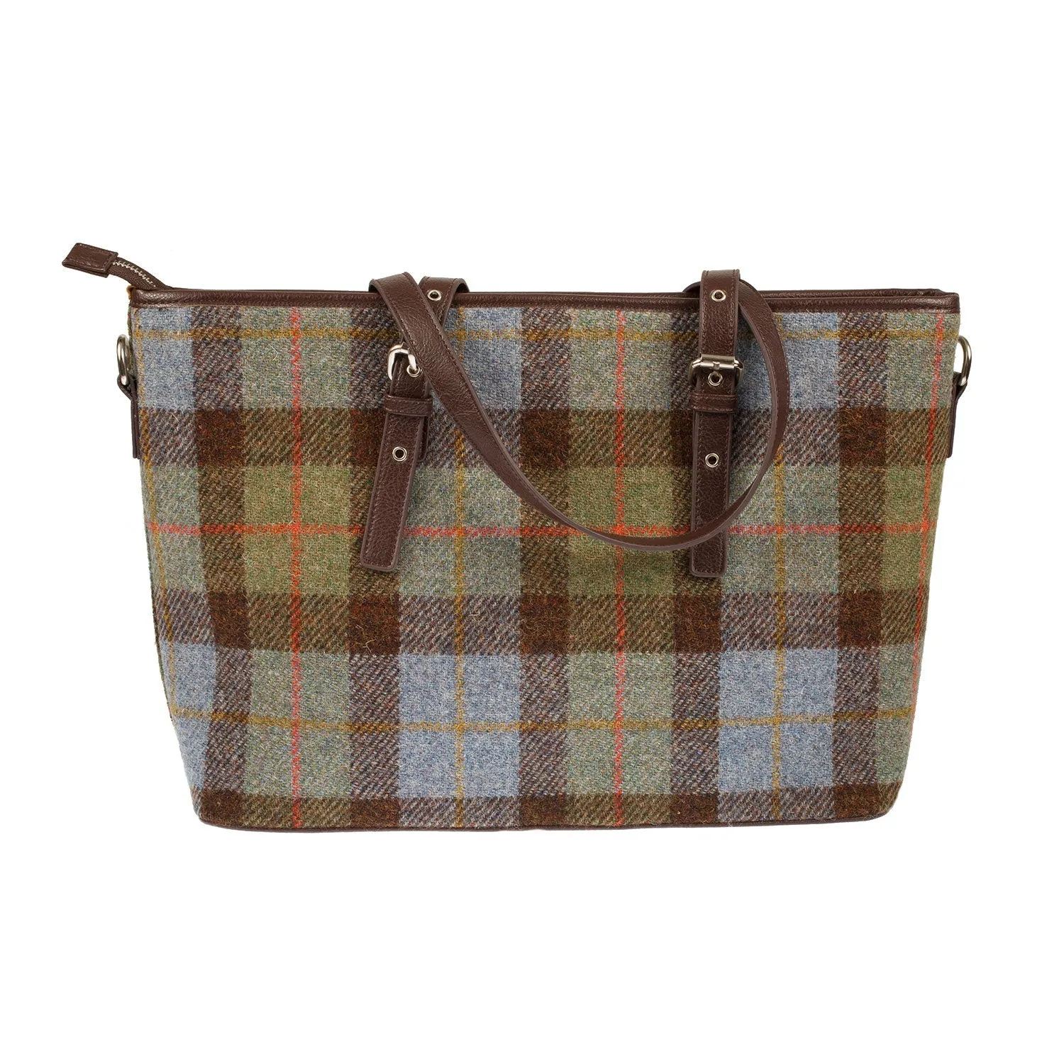 Spey Harris Tweed Tote Bag Macleod Tartan