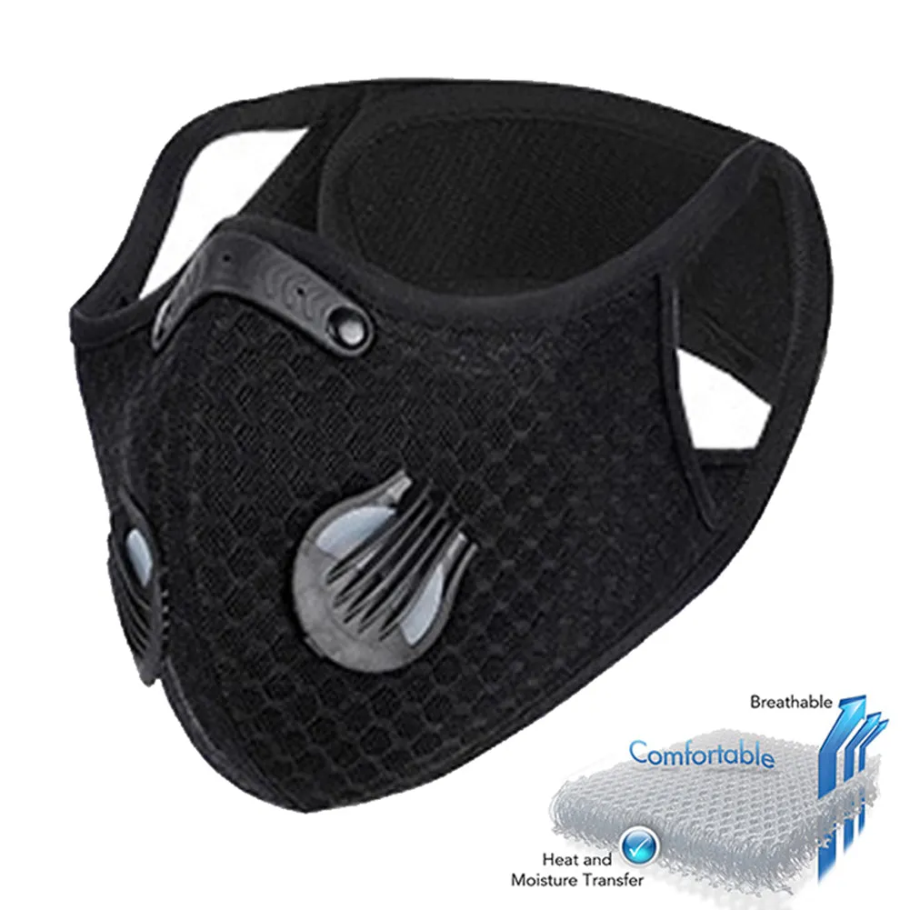 The perfect gym mask 3d cool mesh material with filter - Royal Blue