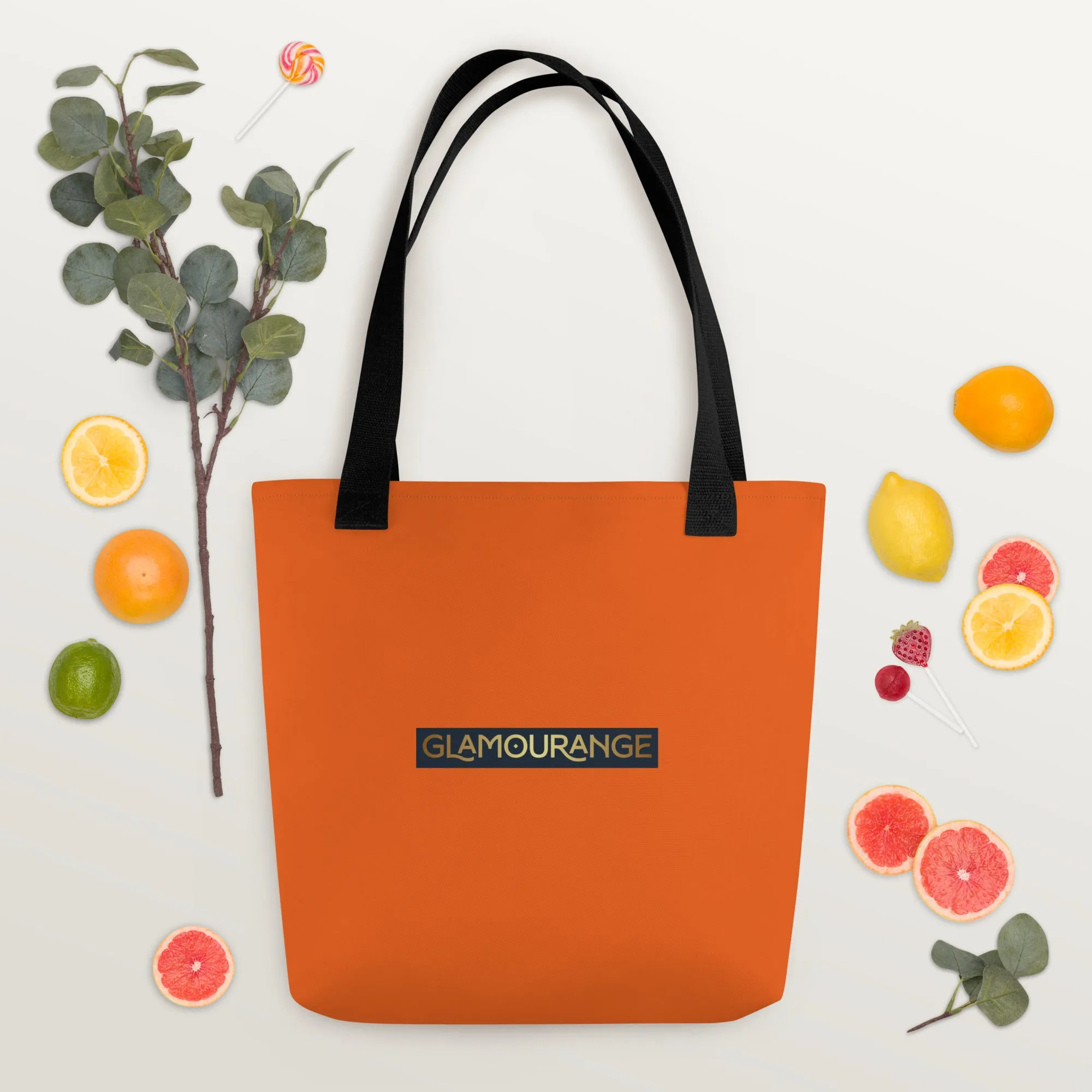 Tote Bag Designer Womens (Orange Colour 003)