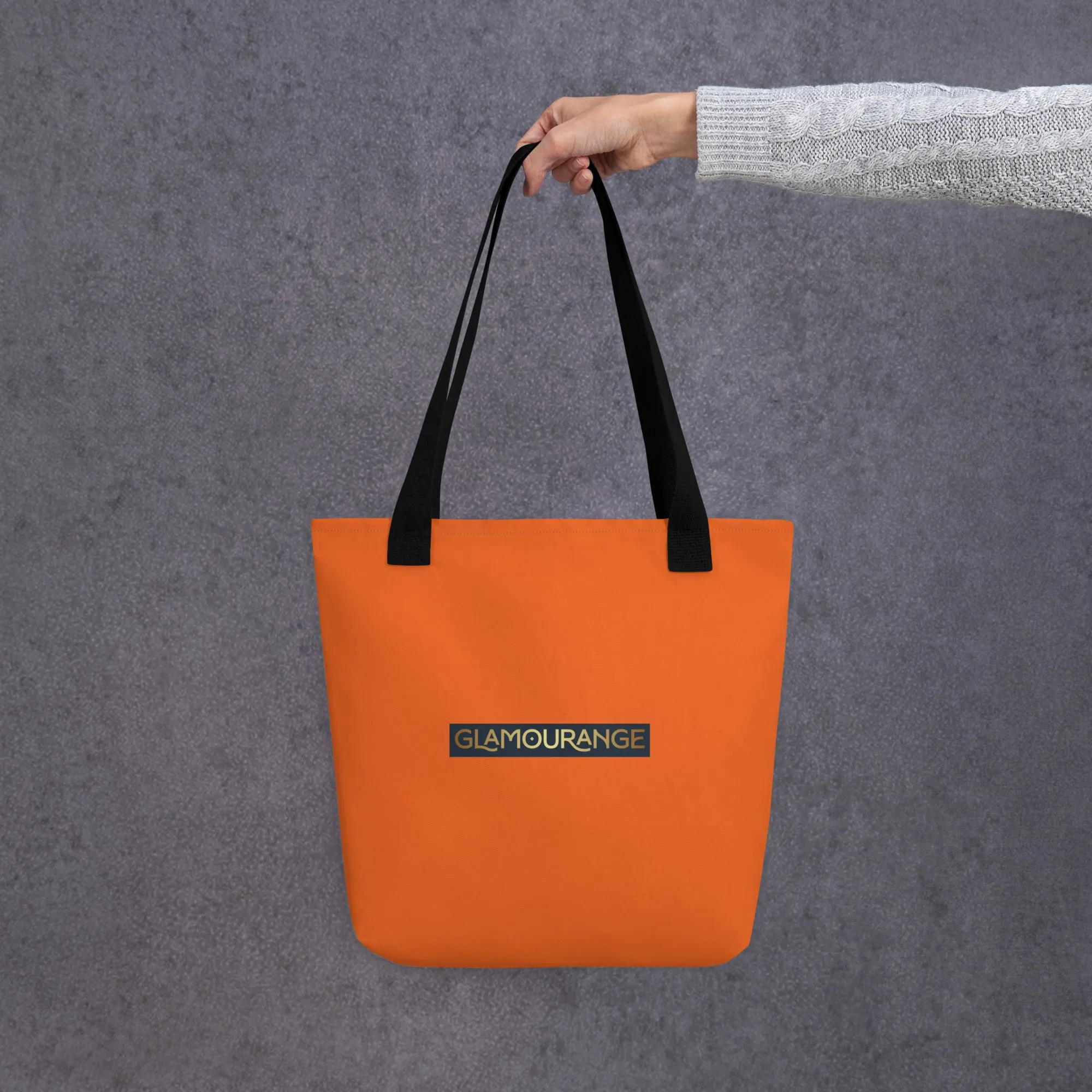 Tote Bag Designer Womens (Orange Colour 003)