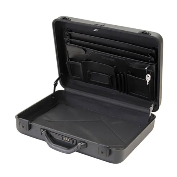 TZ Case AC-38 Aluminum Business Attache Case Black or Silver