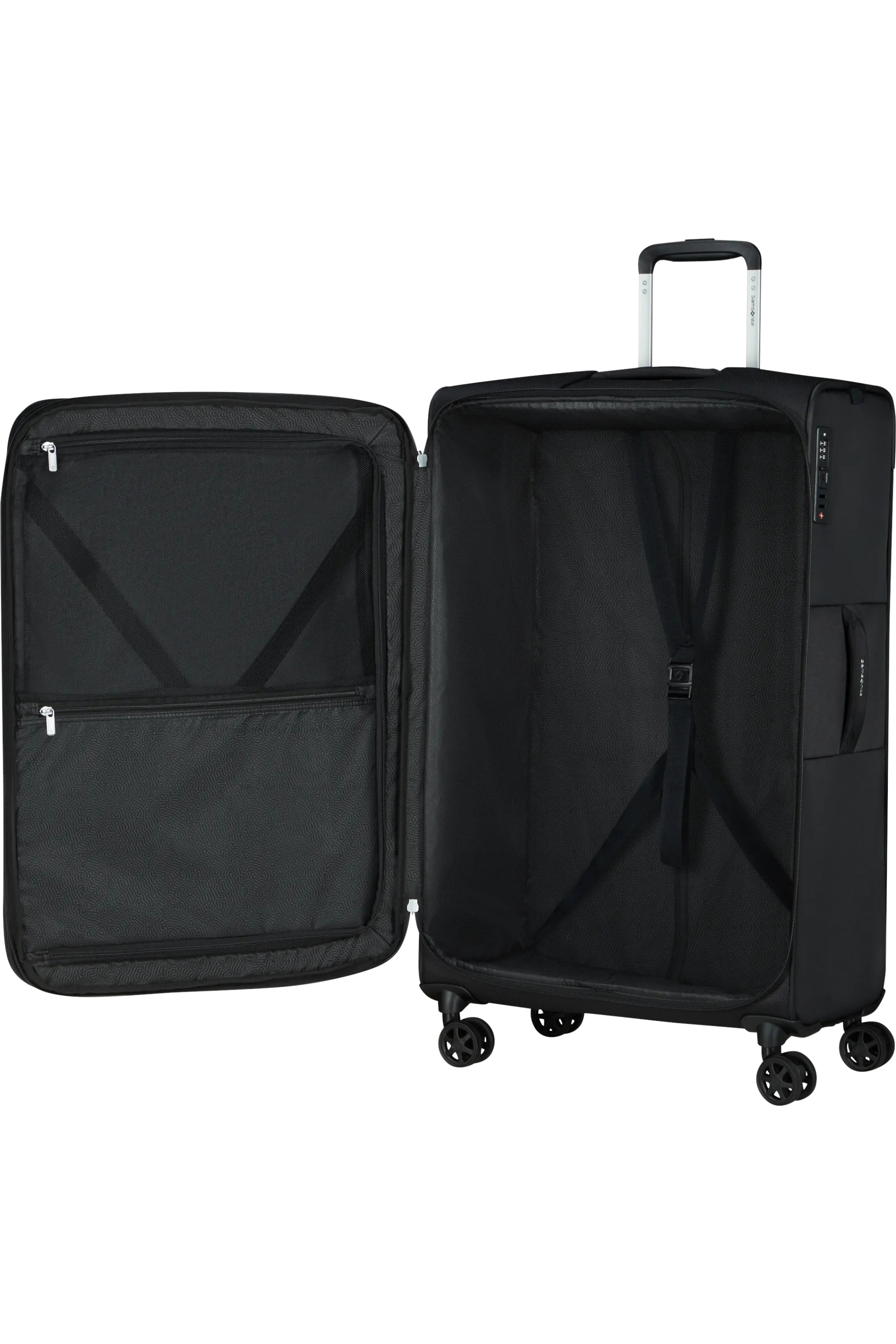 URBIFY Spinner expandable (4 wheels) 78cm - Black