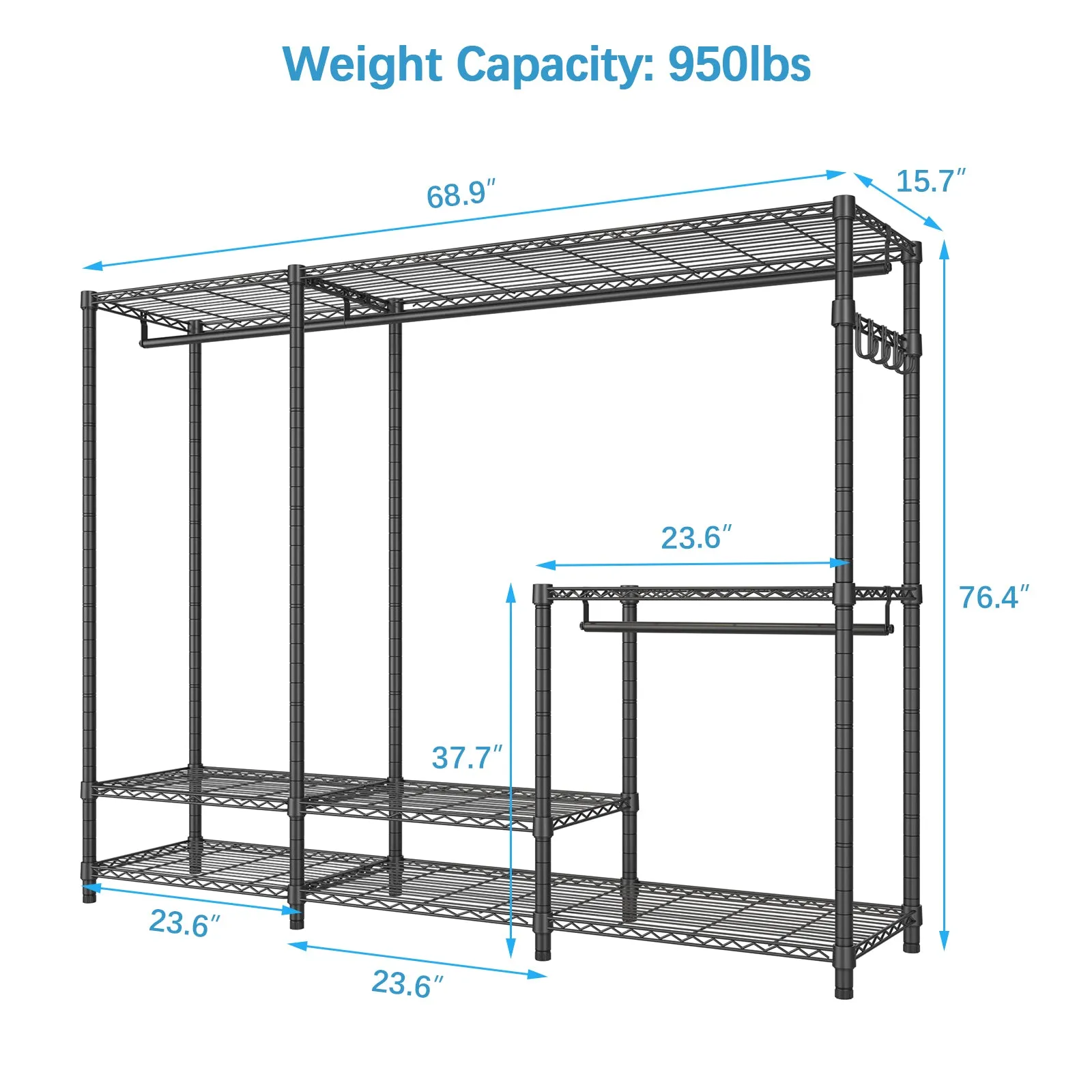 VIPEK V3i Garment Rack