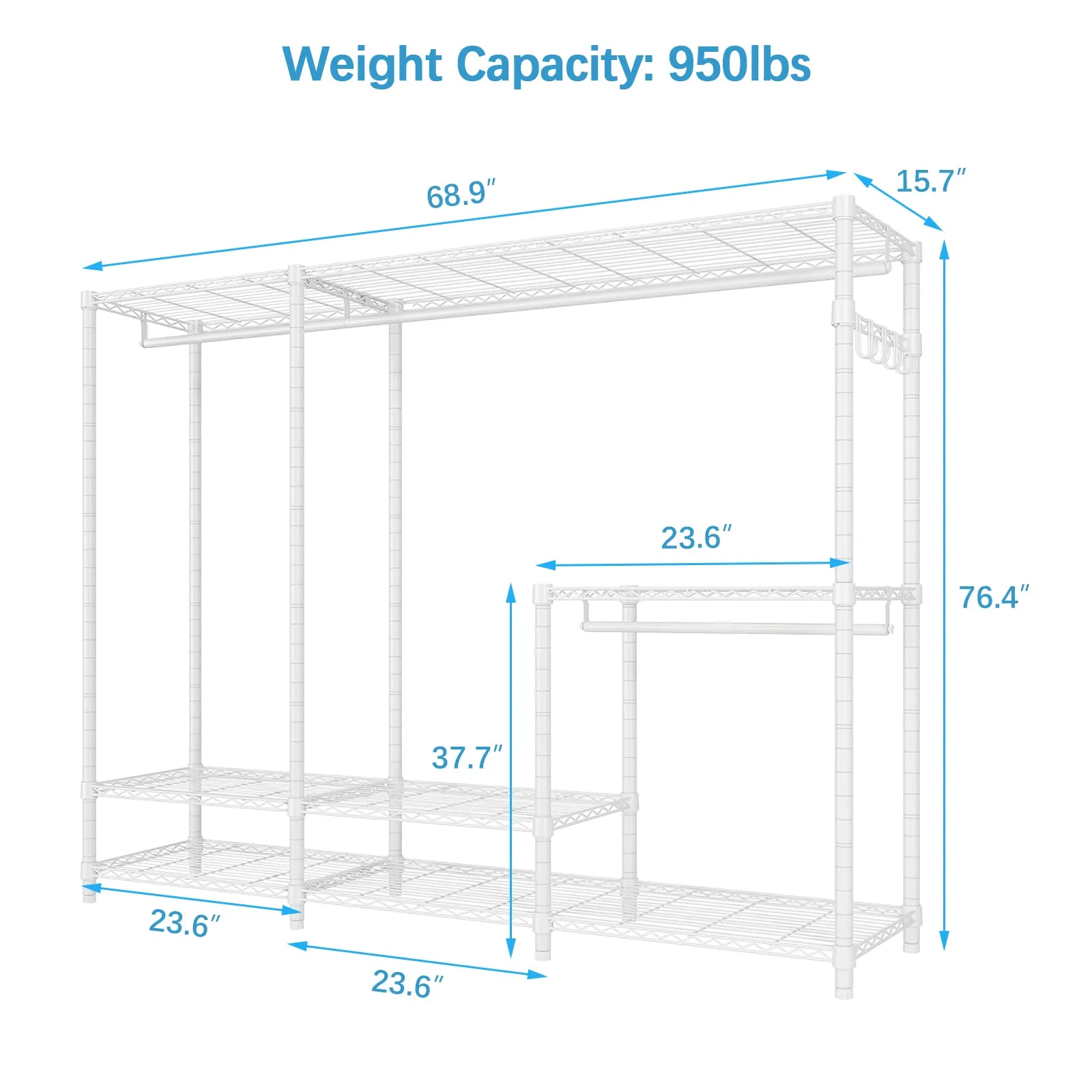 VIPEK V3i Garment Rack